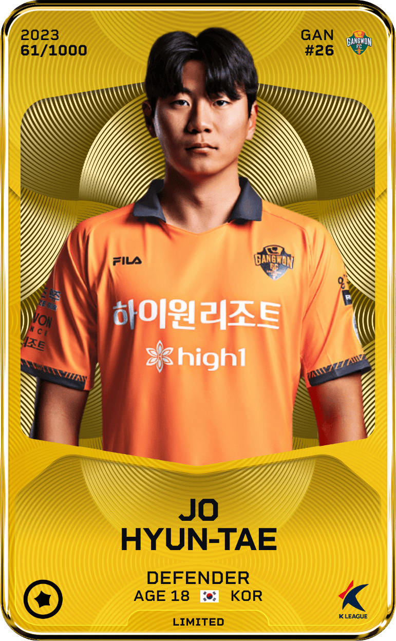 Jo Hyun-Tae 2023-24 • Limited 61/1000