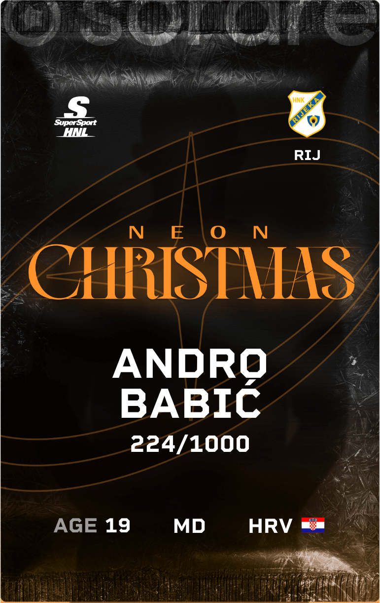 Andro Babić 2024-25 • Limited 224/1000