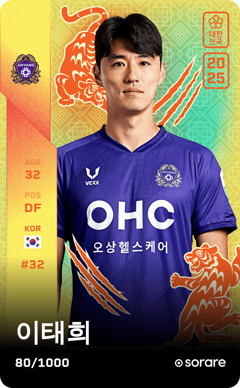 Lee Tae-Hee 2025-26 • Limited 80/1000