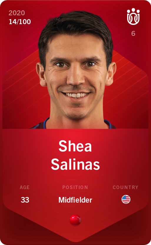 Sorare - Sorare Official - Shea Salinas 2020-21 • Rare 14/100 - NFT # 39184042136354531853173400417251620152420217085193336466977564281436037510908