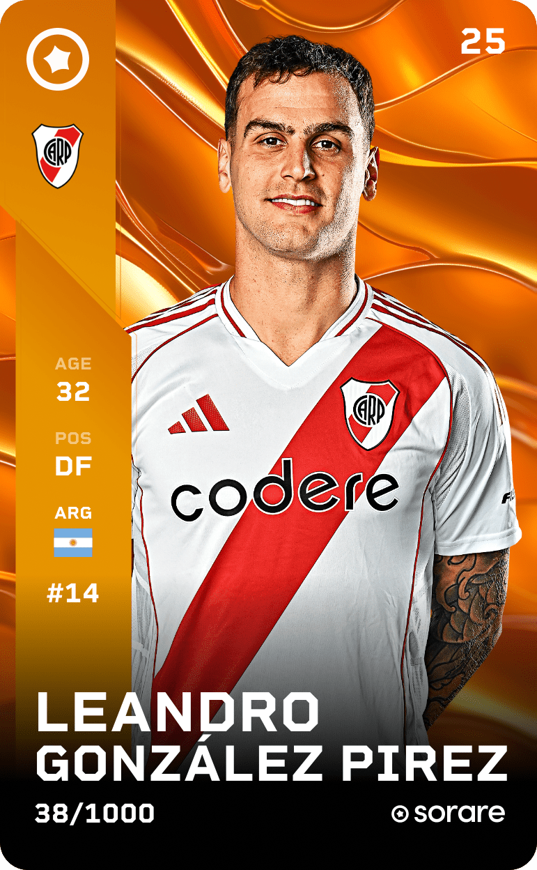 Leandro González Pirez 2025-26 • Limited 38/1000