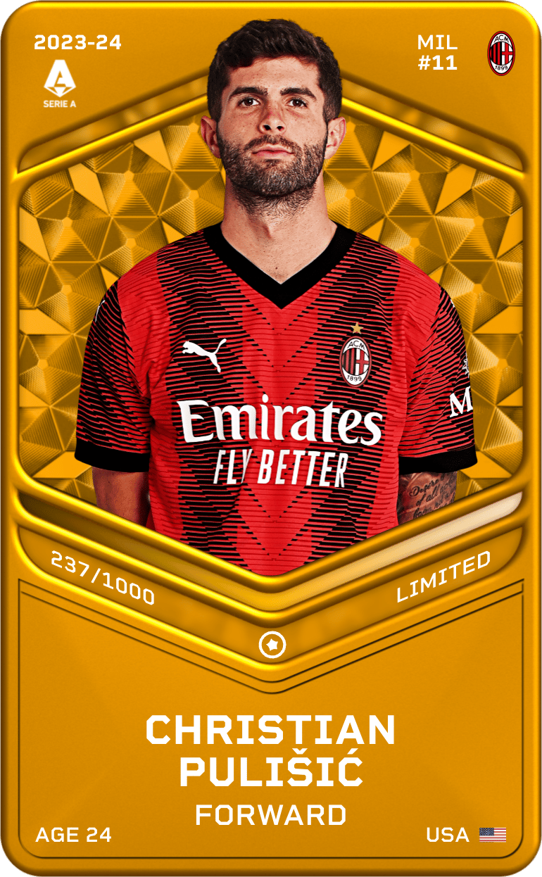 Christian Pulišić 2023-24 • Limited 237/1000