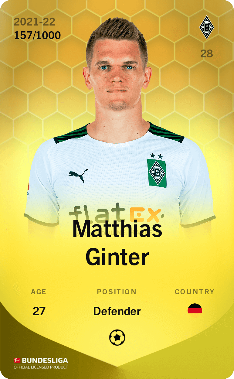 Matthias Ginter 2021-22 • Limited 157/1000