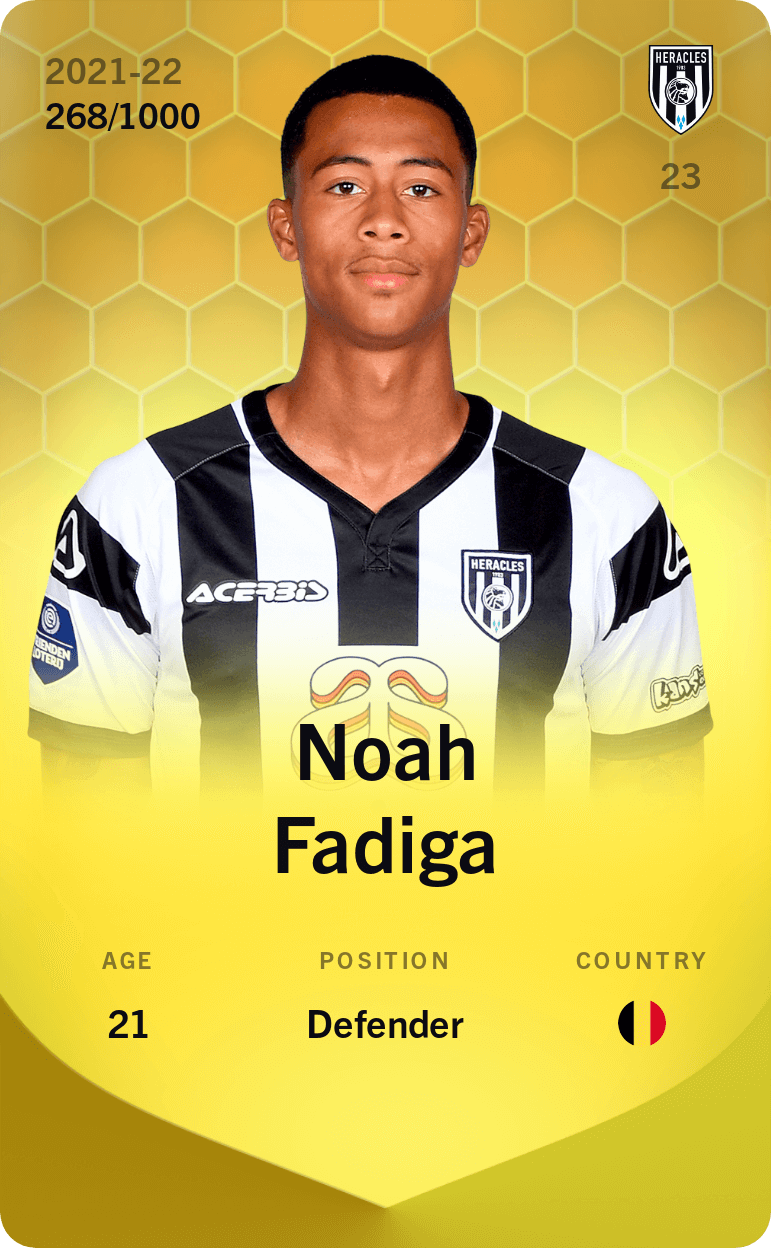 Noah Fadiga 2021-22 • Limited 268/1000