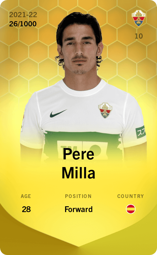 Pere Milla 2021-22 • Limited 26/1000