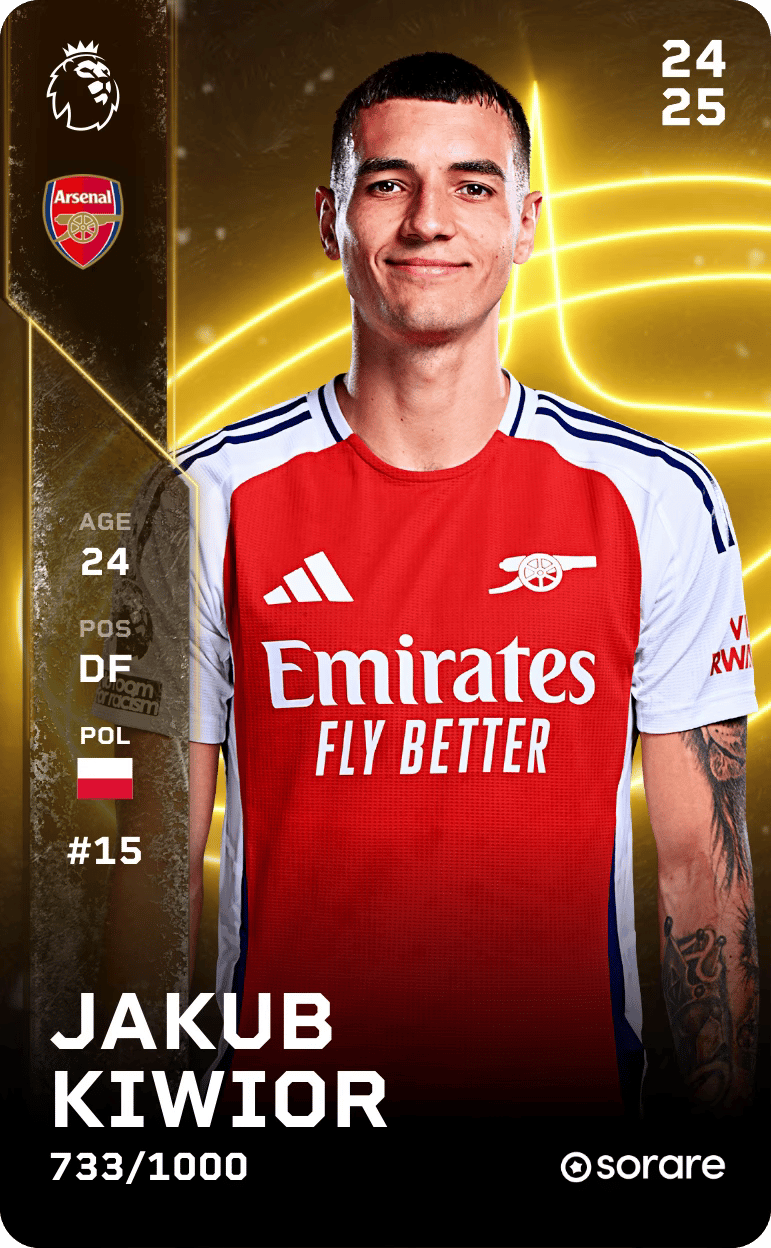 Jakub Kiwior 2024-25 • Limited 733/1000
