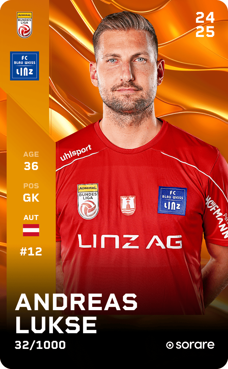 Andreas Lukse 2024-25 • Limited 32/1000