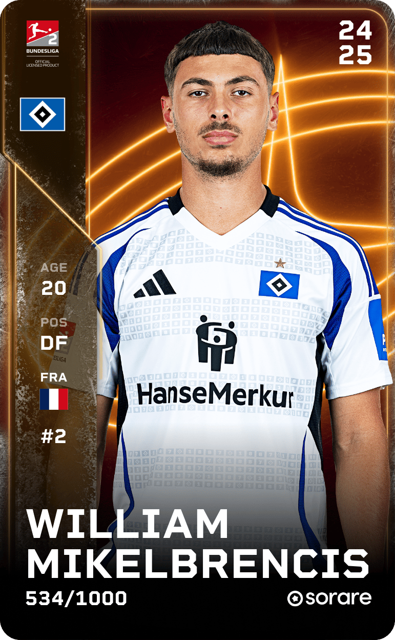 William Mikelbrencis 2024-25 • Limited 534/1000