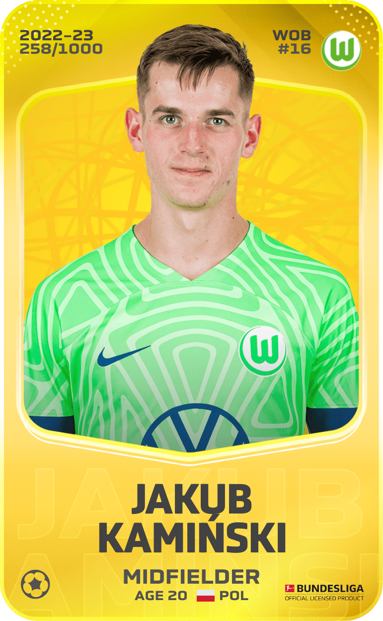 Jakub Kamiński 2022-23 • Limited 258/1000