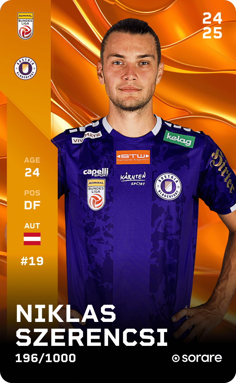 Niklas Szerencsi 2024-25 • Limited 196/1000