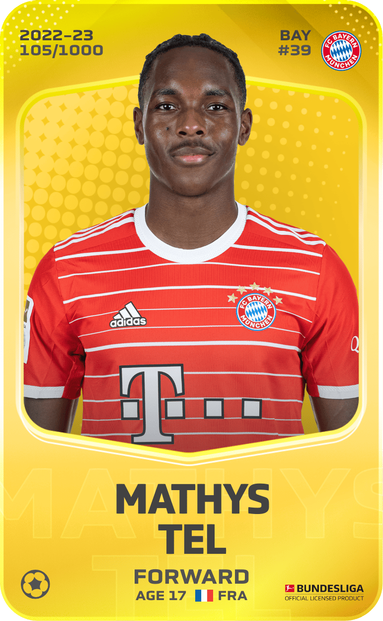 Mathys Tel 2022-23 • Limited 105/1000