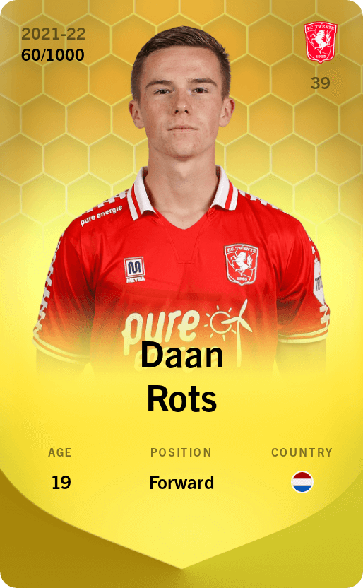 Daan Rots 2021-22 • Limited 60/1000