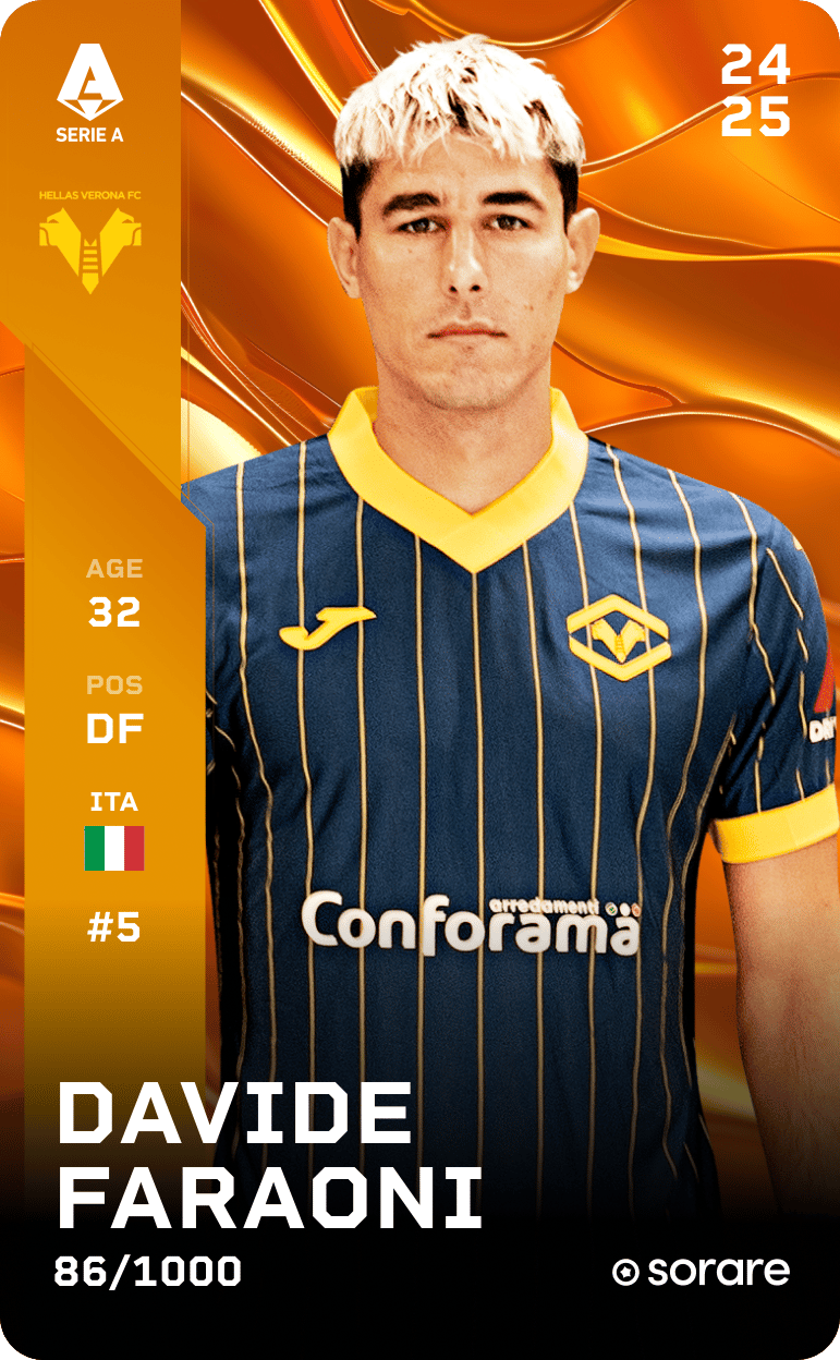 Davide Faraoni 2024-25 • Limited 86/1000