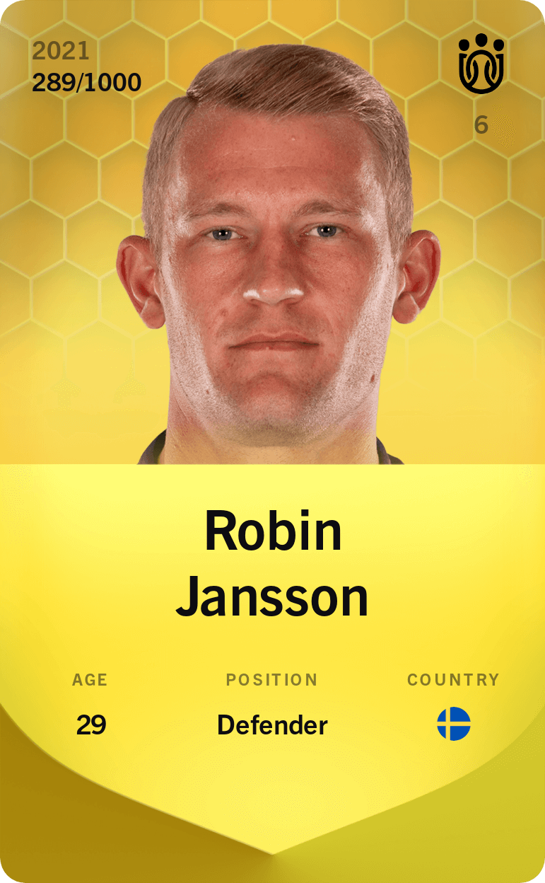 Robin Jansson 2021-22 • Limited 289/1000