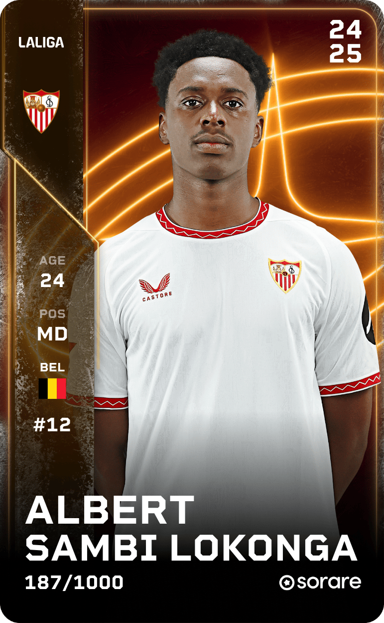 Albert Sambi Lokonga 2024-25 • Limited 187/1000