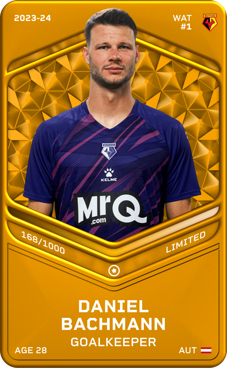 Daniel Bachmann 2023-24 • Limited 168/1000