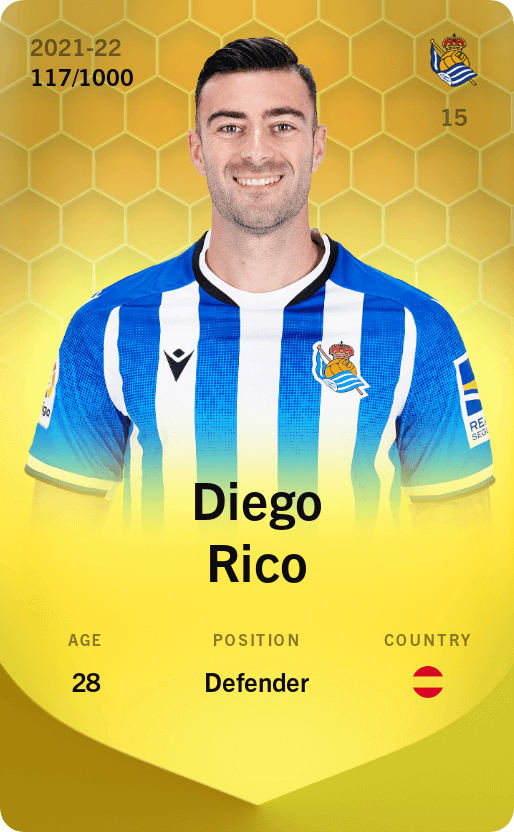 Diego Rico 2021-22 • Limited 117/1000