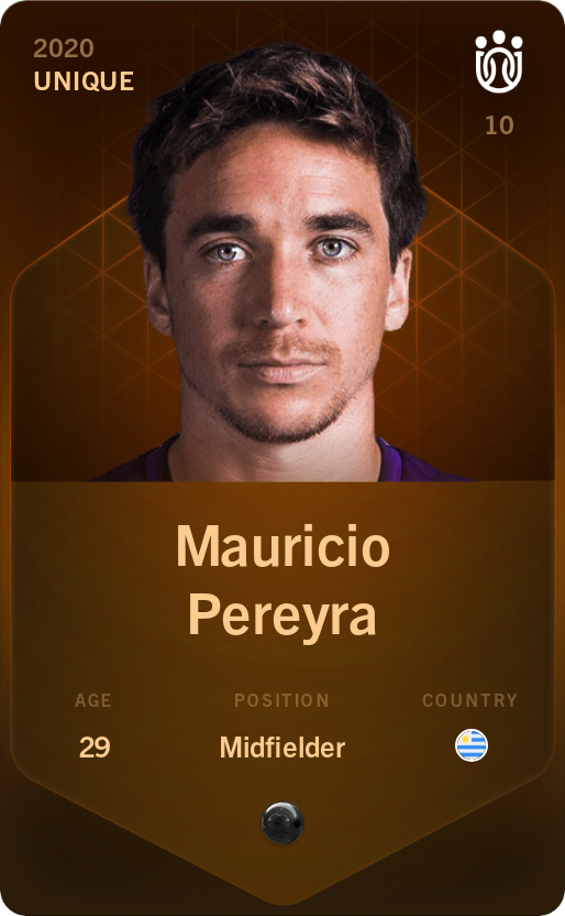 Sorare - Sorare Official - Mauricio Pereyra 2020-21 • Unique - NFT # 59393297400835618810233783965290773155029398431247407875962795620060111514127