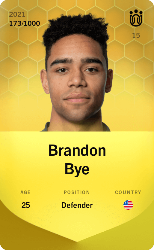 Brandon Bye 2021-22 • Limited 173/1000