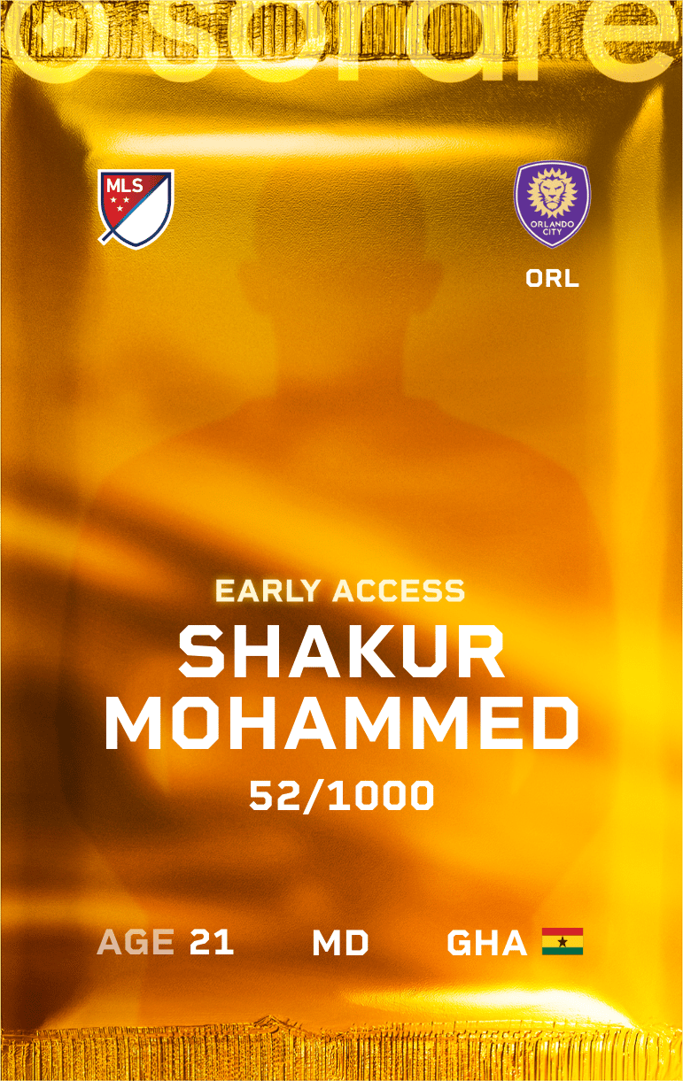 Shakur Mohammed 2025-26 • Limited 52/1000