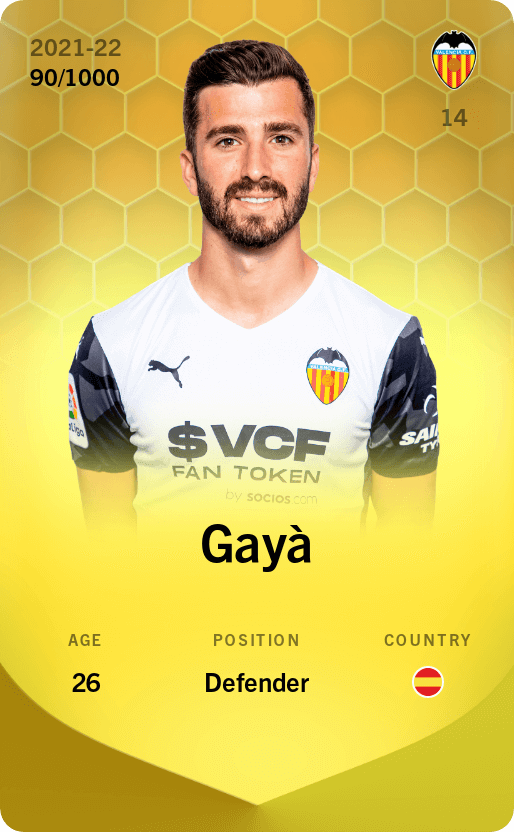 Gayà 2021-22 • Limited 90/1000