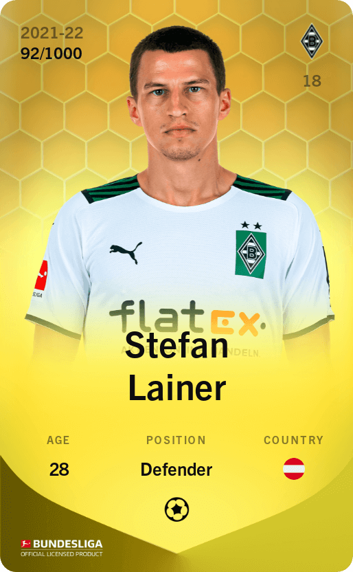 Stefan Lainer 2021-22 • Limited 92/1000