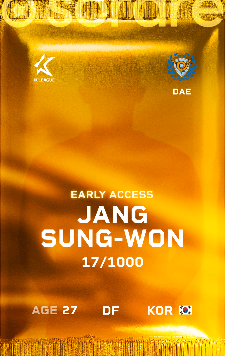 Jang Sung-Won 2025-26 • Limited 17/1000