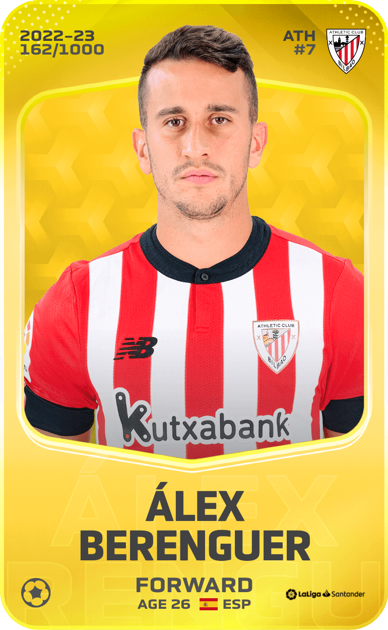 Álex Berenguer 2022-23 • Limited 162/1000