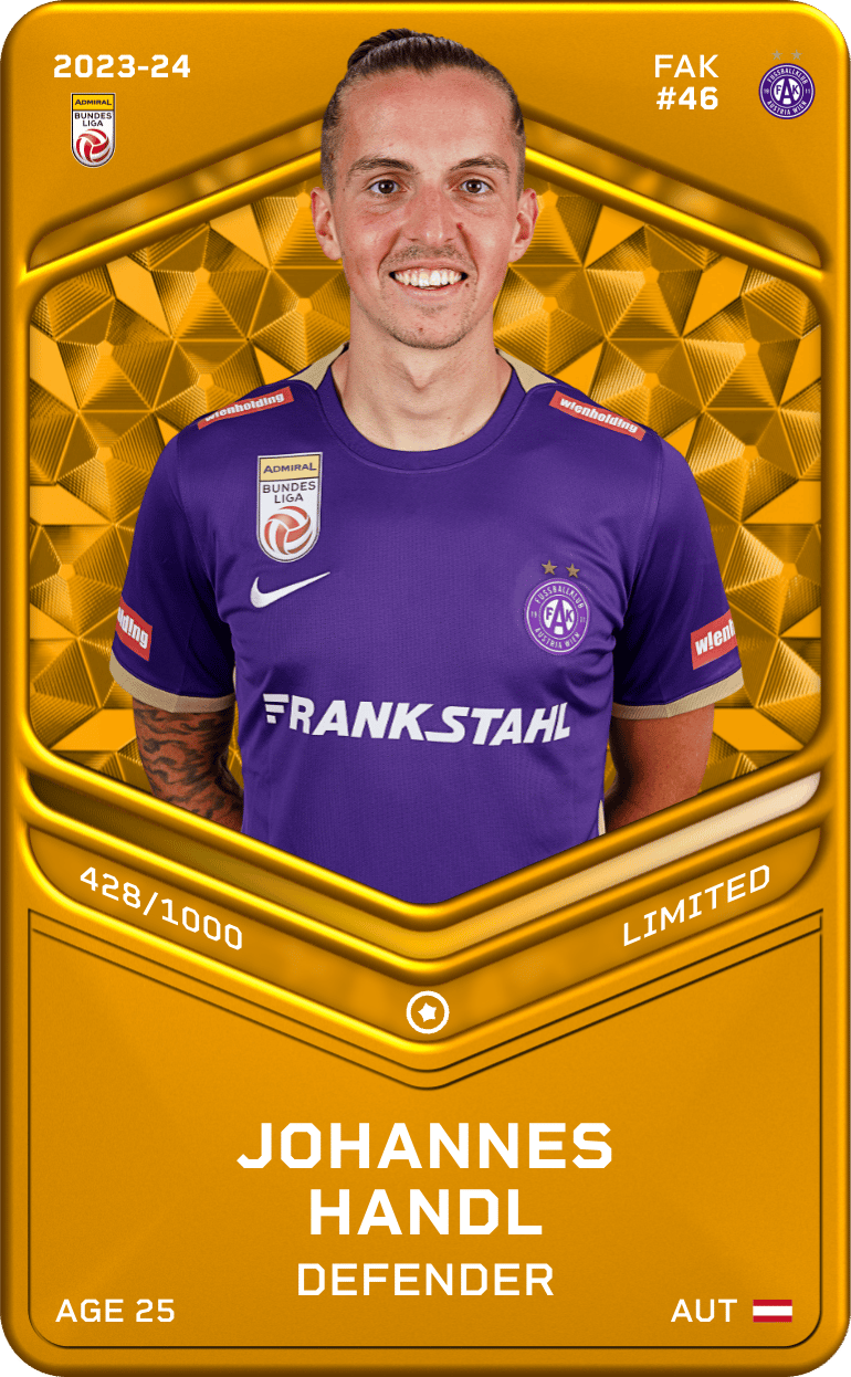 Johannes Handl 2023-24 • Limited 428/1000