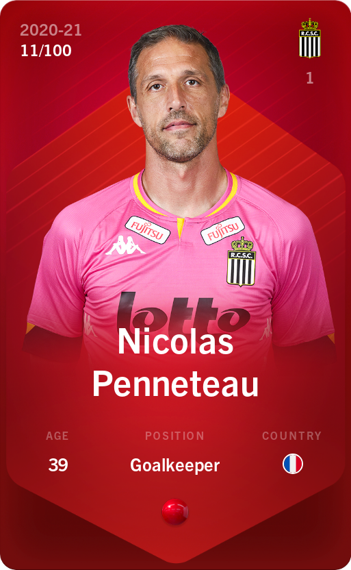 Sorare - Sorare Official - Nicolas Penneteau 2020-21 • Rare 11/100 - NFT # 40494910861294161895385484576358201277722459214297086238119538364113728668534