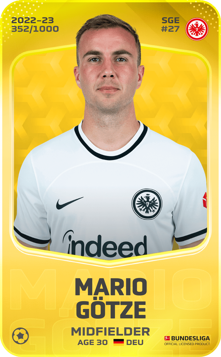 Mario Götze 2022-23 • Limited 352/1000