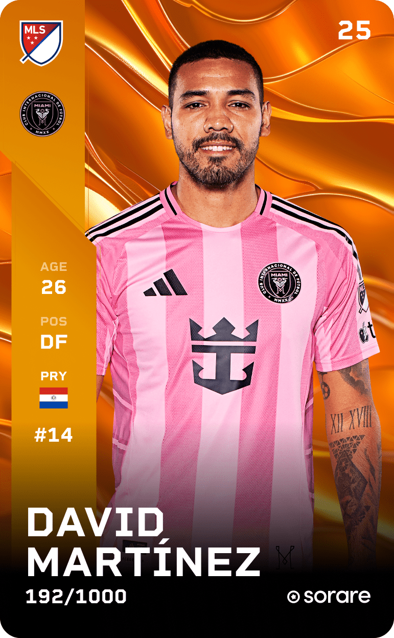 David Martínez 2025-26 • Limited 192/1000
