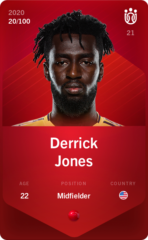 Sorare - Sorare Official - Derrick Jones 2020-21 • Rare 20/100 - NFT # 70322073102658366355806400972948746842523065788487004409231123391433729016689