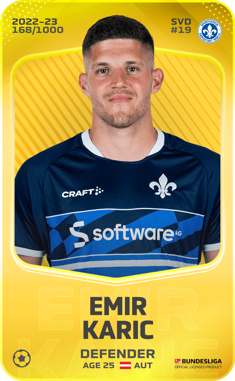 Emir Karic 2022-23 • Limited 168/1000