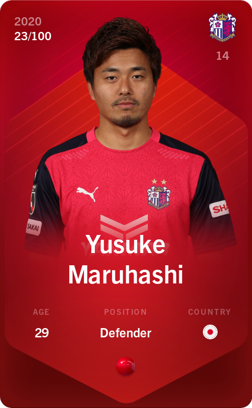 Sorare - Sorare Official - Yusuke Maruhashi 2020-21 • Rare 23/100 - NFT # 98193678713489572340361753016403717937127183233359570572151424262929873830665