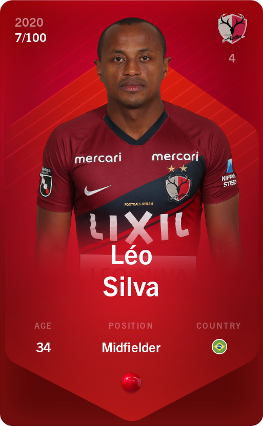 Sorare - Sorare Official - Léo Silva 2020-21 • Rare 7/100 - NFT # 69439882333542074117178168288108228070032888244787434107981646623389718426839