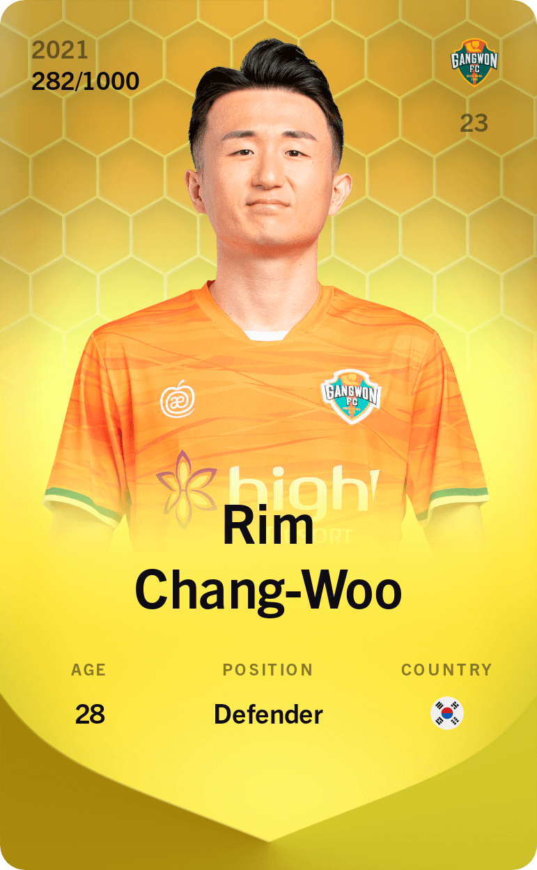 Rim Chang-Woo 2021-22 • Limited 282/1000