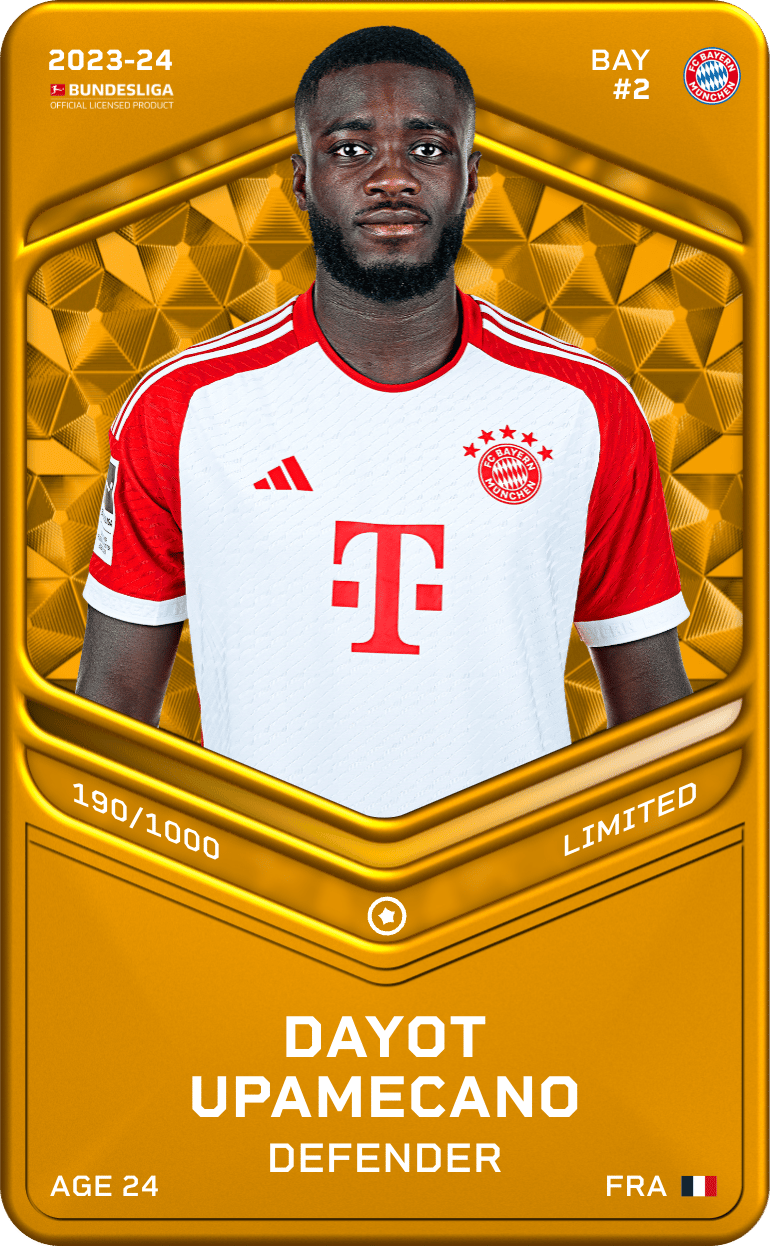 Dayot Upamecano 2023-24 • Limited 190/1000