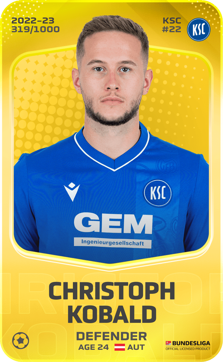 Christoph Kobald 2022-23 • Limited 319/1000