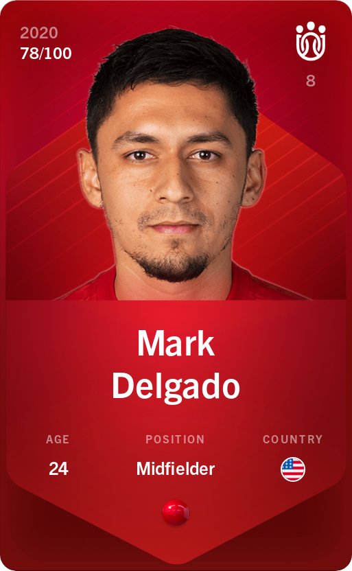 Sorare - Sorare Official - Mark Delgado 2020-21 • Rare 78/100 - NFT # 99683605404539046039226953323771344442754175109660415351209302732171418709367