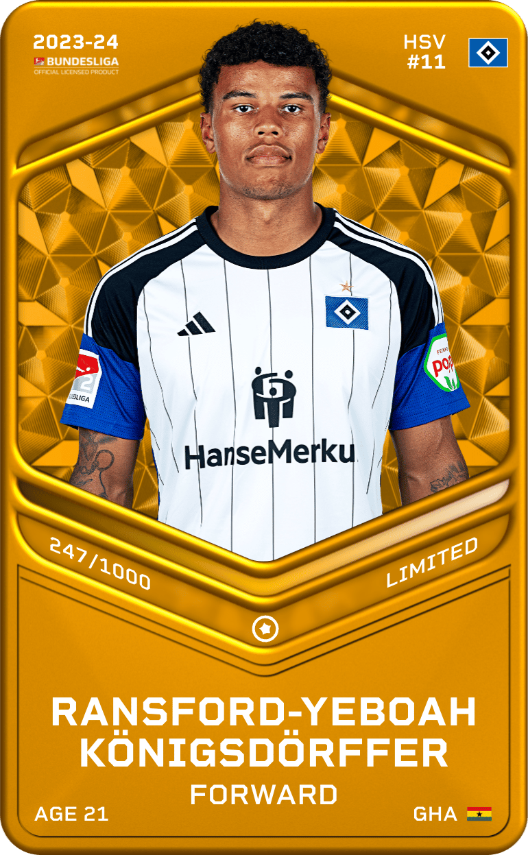 Ransford-Yeboah Königsdörffer 2023-24 • Limited 247/1000