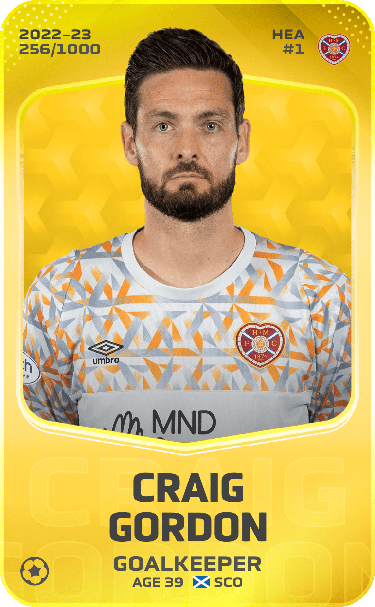 Craig Gordon 2022-23 • Limited 256/1000