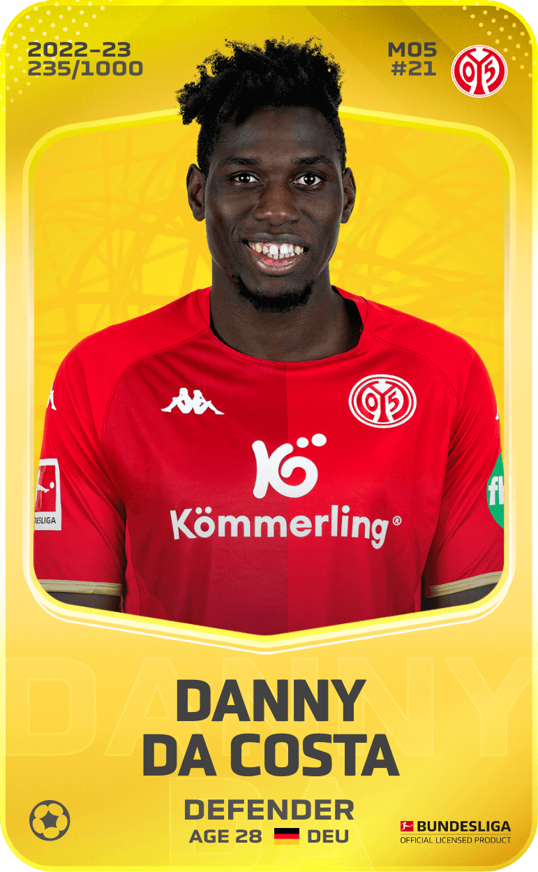 Danny da Costa 2022-23 • Limited 235/1000