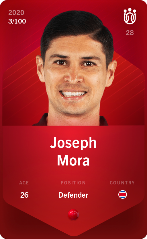 Sorare - Sorare Official - Joseph Mora 2020-21 • Rare 3/100 - NFT # 5140833157607213186749304926949595477903118825926003187951371033970668435903