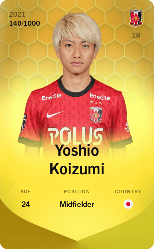 Yoshio Koizumi 2021-22 • Limited 140/1000