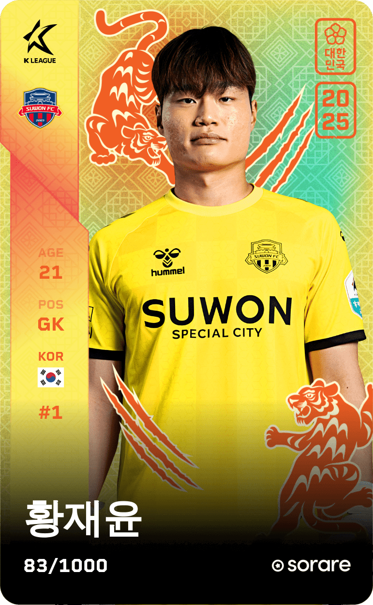 Hwang Jae-Yun 2025-26 • Limited 83/1000