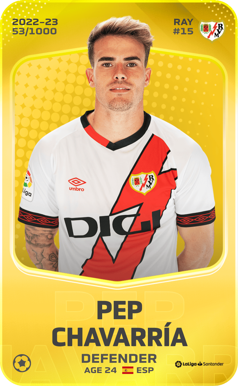 Pep Chavarría 2022-23 • Limited 53/1000