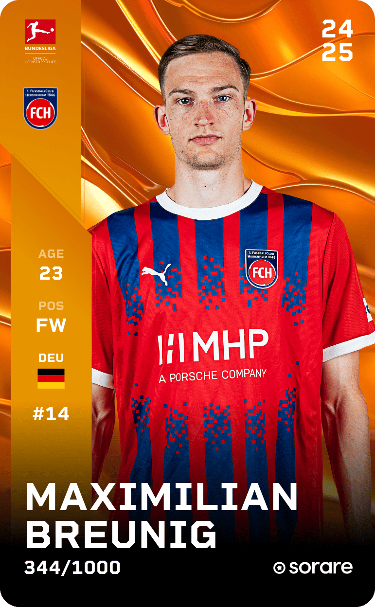 Maximilian Breunig 2024-25 • Limited 344/1000