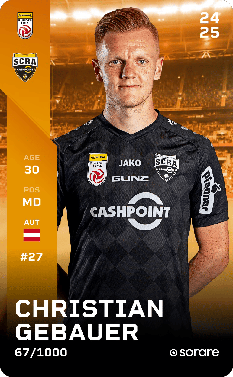 Christian Gebauer 2024-25 • Limited 67/1000