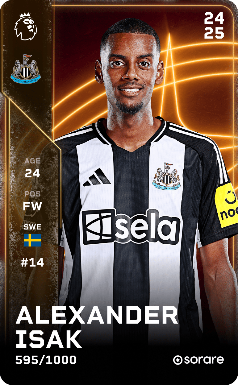 Alexander Isak 2024-25 • Limited 595/1000